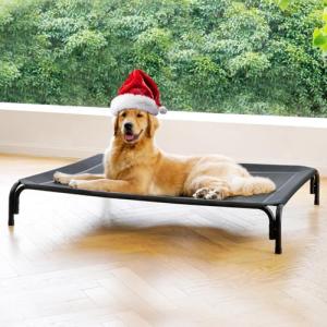 Large Elevated Dog Bed with Cooling Mesh