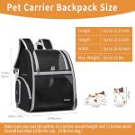 Pet Carrier Backpack for Small Dogs and Cats