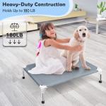 Cooling Elevated Dog Bed for Medium Dogs