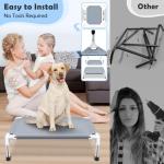 Cooling Elevated Dog Bed for Medium Dogs