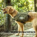 ONETIGRIS Hiking Dog Backpack with Side Pockets