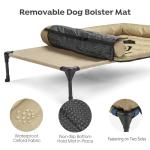 Veehoo Elevated Cooling Dog Bed with Bolster
