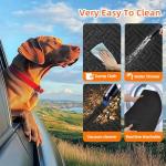 Back Seat Extender for Dogs with Mesh Window