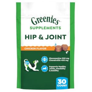 Greenies Hip and Joint Dog Supplements, Chicken Flavor