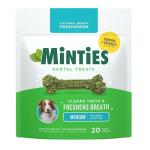 Minties Mint-Flavored Dental Chews for Medium Dogs