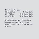 Amazon Basics Dog Hip & Joint Chews, 60 Count