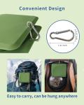 Collapsible 2-in-1 Portable Dog Bowl with Carabiner