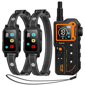 Remote Training Collar for 2 Dogs, Waterproof