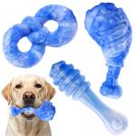 WinTour Indestructible Dog Chew Toys, 3 Pack