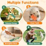 2 Pack Interactive Dog Toys for Aggressive Chewers