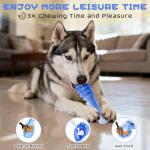 WinTour Indestructible Dog Chew Toys, 3 Pack