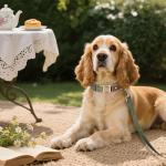 Soft PU Leather Dog Collar for Medium Dogs