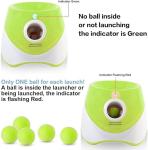 Automatic Dog Ball Launcher with 15 Mini Tennis Balls