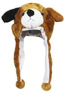 Timiot Cute Plush Dog Winter Hat with Ears
