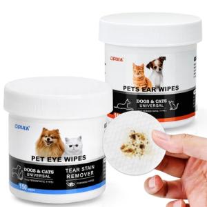 OPULA Dog and Cat Ear Eye Cleaning Wipes