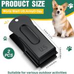 Brass Pet Training Clicker Set for Dogs & Cats
