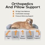 Orthopedic Memory Foam Dog Bed with Removable Cover