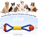 Aitmexcn Interactive Dog Rope Tug Toy Set