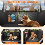 Waterproof Dog Backseat Extender and Hammock Cover