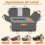 Waterproof Dog Backseat Extender and Hammock Cover