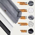 Orthopedic Memory Foam Dog Bed with Removable Cover