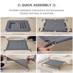 Elevated Cooling Dog Bed for Large Dogs