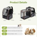Expandable Dog Backpack Carrier for Small Pets