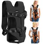 Lukovee Adjustable Legs Out Dog Backpack Carrier