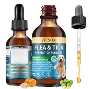 Natural Flea and Tick Drops for Dogs
