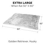 Furhaven XL Waterproof Plush Dog Blanket - Mist Gray