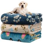 Cozy Flannel Dog Blanket for Large Pets