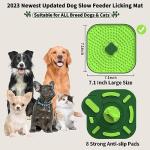 Dog Lick Mat & Slow Feeder for Crate Training
