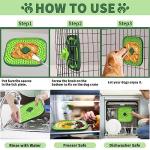 Dog Lick Mat & Slow Feeder for Crate Training