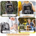 Expandable Dog Backpack Carrier for Small Pets