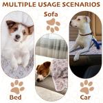 3-Pack Soft Fleece Pet Blankets for Dogs and Cats