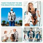 Lukovee Adjustable Legs Out Dog Backpack Carrier