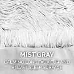 Furhaven XL Waterproof Plush Dog Blanket - Mist Gray