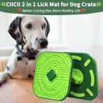 Dog Lick Mat & Slow Feeder for Crate Training