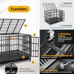 48-Inch Heavy Duty Indestructible Dog Crate