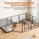 42-Inch Double Door Metal Dog Crate with Divider