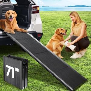 Folding Dog Ramp for Cars and Trucks