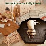 Metal Foldable Dog Playpen with 8 Panels