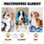 Cozy Flannel Dog Blanket for Large Pets