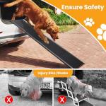 Folding Dog Ramp for Cars and Trucks