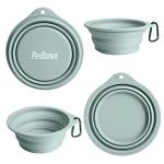 Silicone Collapsible Dog Bowls - 2 Pack
