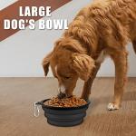 Collapsible Dog Bowls – 2 Pack for Travel