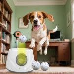 ZAPELL Automatic Dog Ball Launcher with 6 Balls