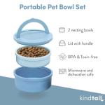 Portable Dog Travel Bowls - Set of 2