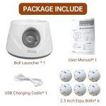 ZAPELL Automatic Dog Ball Launcher with 6 Balls