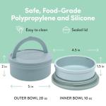 Portable Dog Travel Bowls - Set of 2